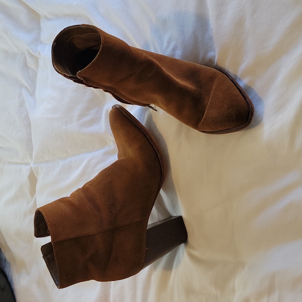 Brown Suede Boots